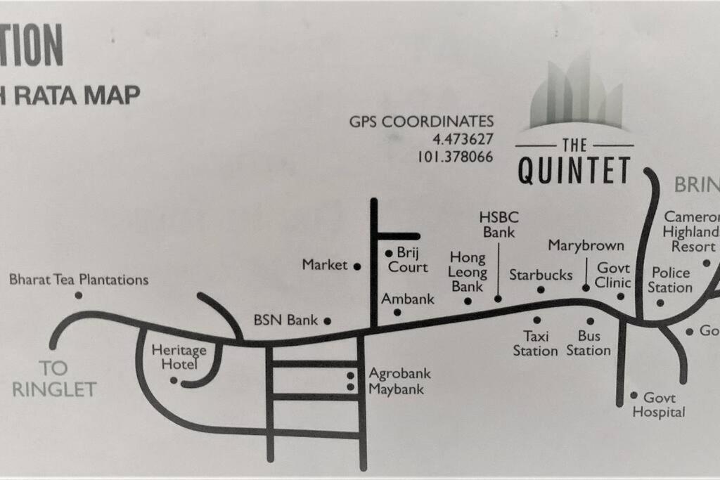 Sunrise Terrace At Quintet Apartment Tanah Rata Ngoại thất bức ảnh